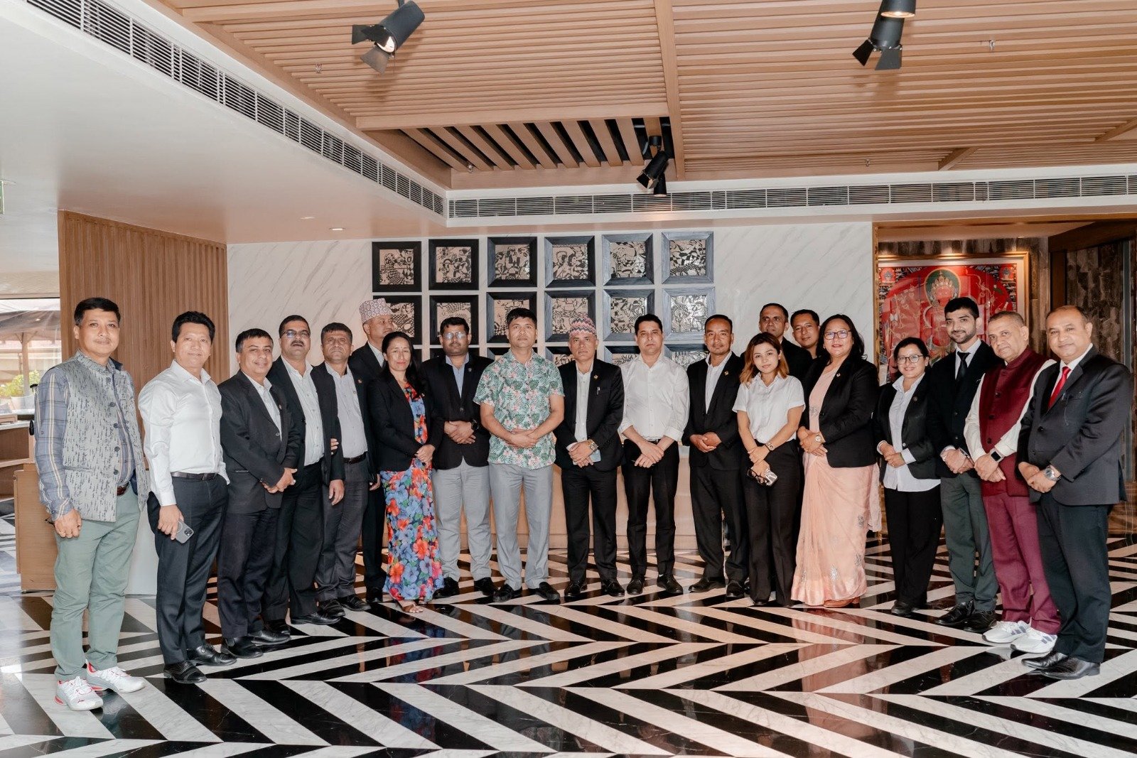 Legal professionals participating in financial crimes workshop at Aloft Thamel